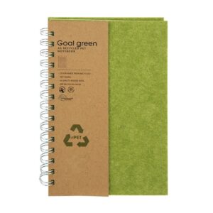 A5 FELT HARDCOVER SPIRAL NOTEBOOK